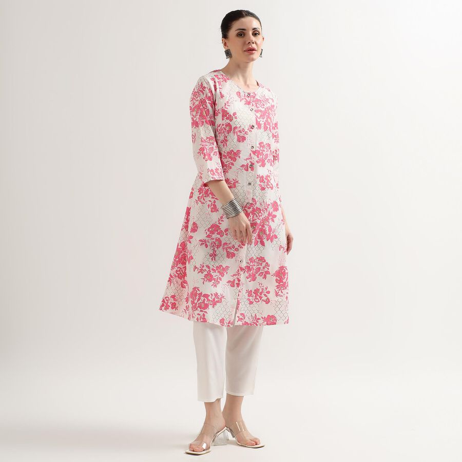 Ladies' Ethnic Set, Off White, large