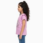 Girls' 100% Cotton T-Shirt, लाइलेक, small image number null