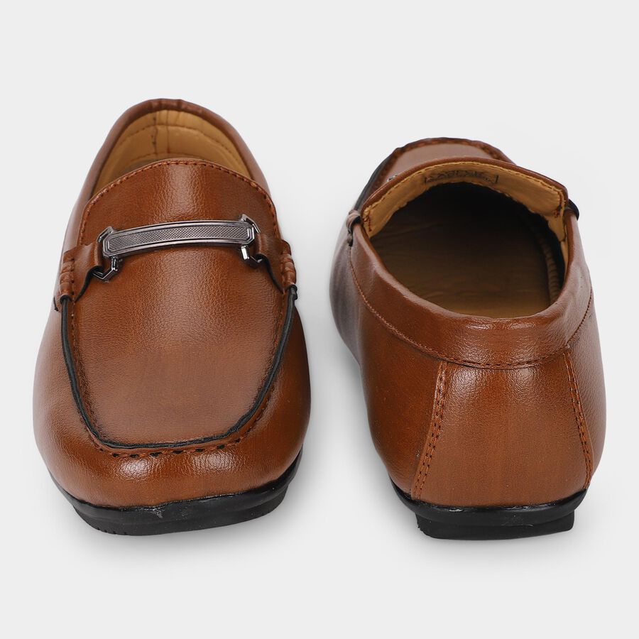 Men's Tan Slip-On Loafer Formal Shoes, Tan, large