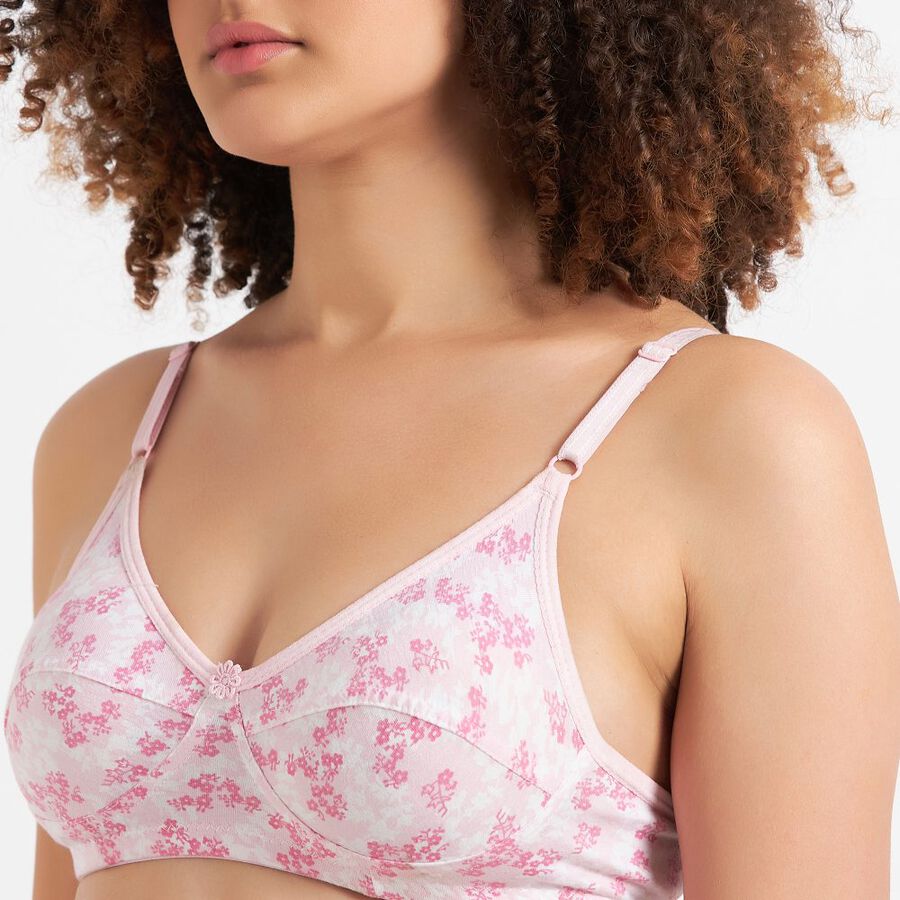 Ladies' Non-Padded Bra, Light Pink, large image number null