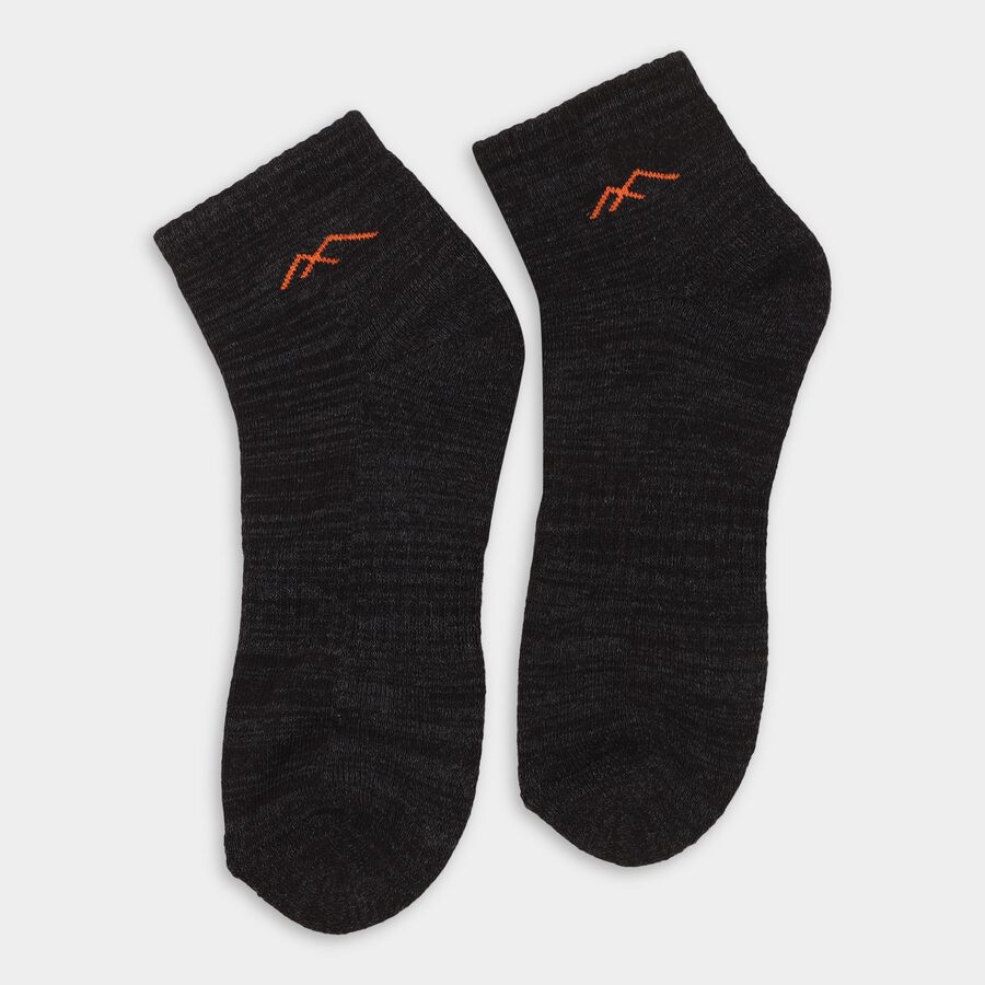 Men's Socks (Pack of 2), चारकोल, large