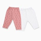 Infants' Pink and White Cotton Printed Pyjama Set, Light Pink, small image number null