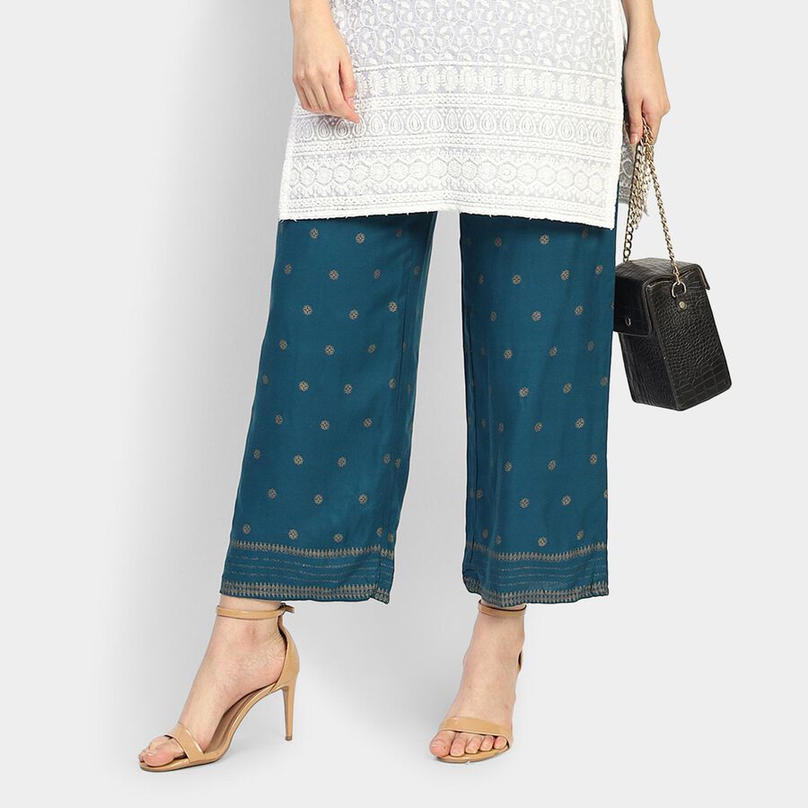 Ladies' Palazzos , Teal Blue, large image number null