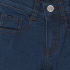 Boys Blue Straight Fit Classic 5 Pocket Jeans, मध्यम नीला, small
