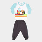 Infants Cotton Baba Suit, Charcoal, small image number null