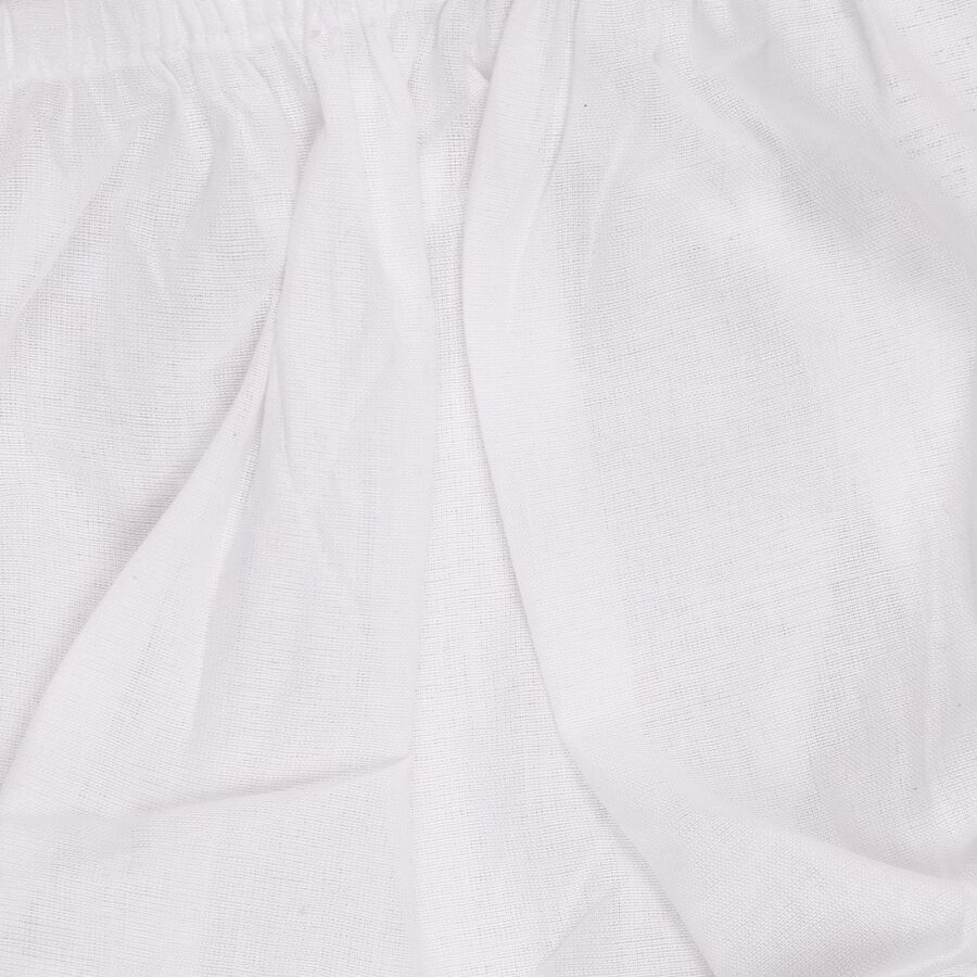 Infant Girls' Frock, सफ़ेद, large image number null