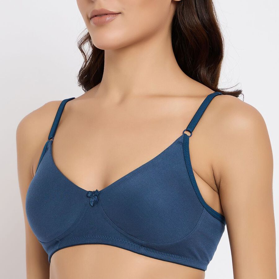 Ladies' Bra, टील ब्लू, large image number null