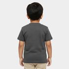 Boys' Half Sleeves T-Shirt, Charcoal, small
