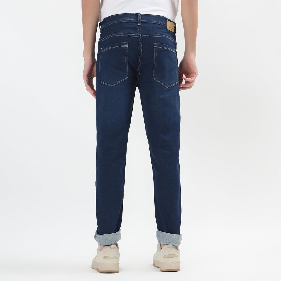 Men's Dark Indigo Slim Fit Jeans, Dark Blue, large