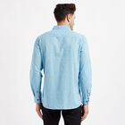 Cotton Printed Casual Shirt, Light Blue, small image number null