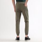 Men's Jogger Slim Fit Casual Trousers, Light Green, small image number null