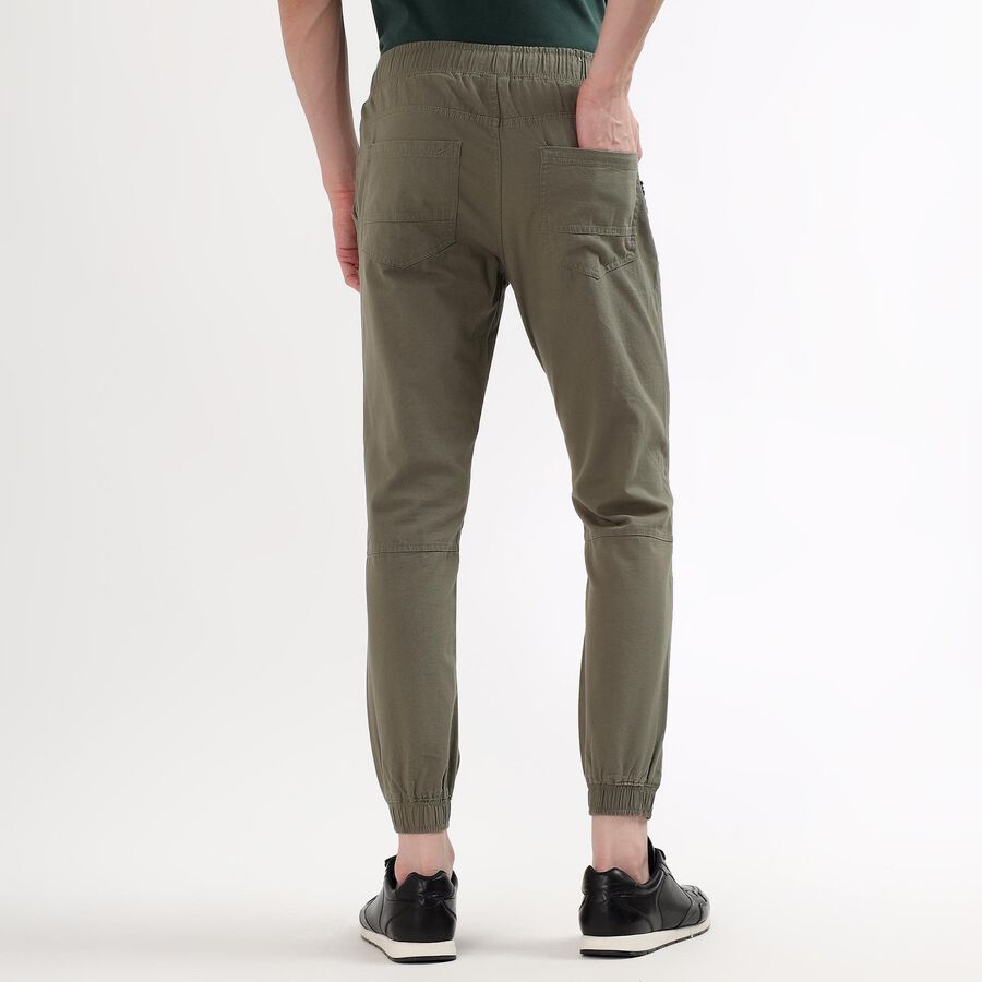 Men's Jogger Slim Fit Casual Trousers, Light Green, large image number null