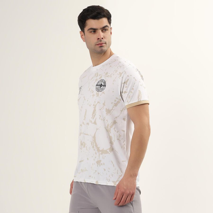 Men's Drifit T-Shirt, सफ़ेद, large