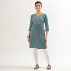 Ladies' Kurta , गहरा हरा, small image number null