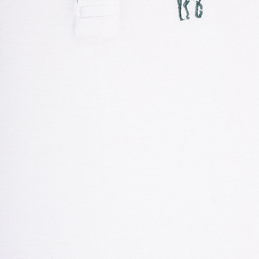 Boys Solid T-Shirt, White, large image number null