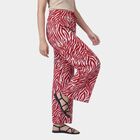 Women's Maroon Relaxed Fit Solid Pyjama, मरून, small