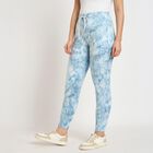 Ladies' 100% Cotton Track Pants , हल्का नीला, small image number null