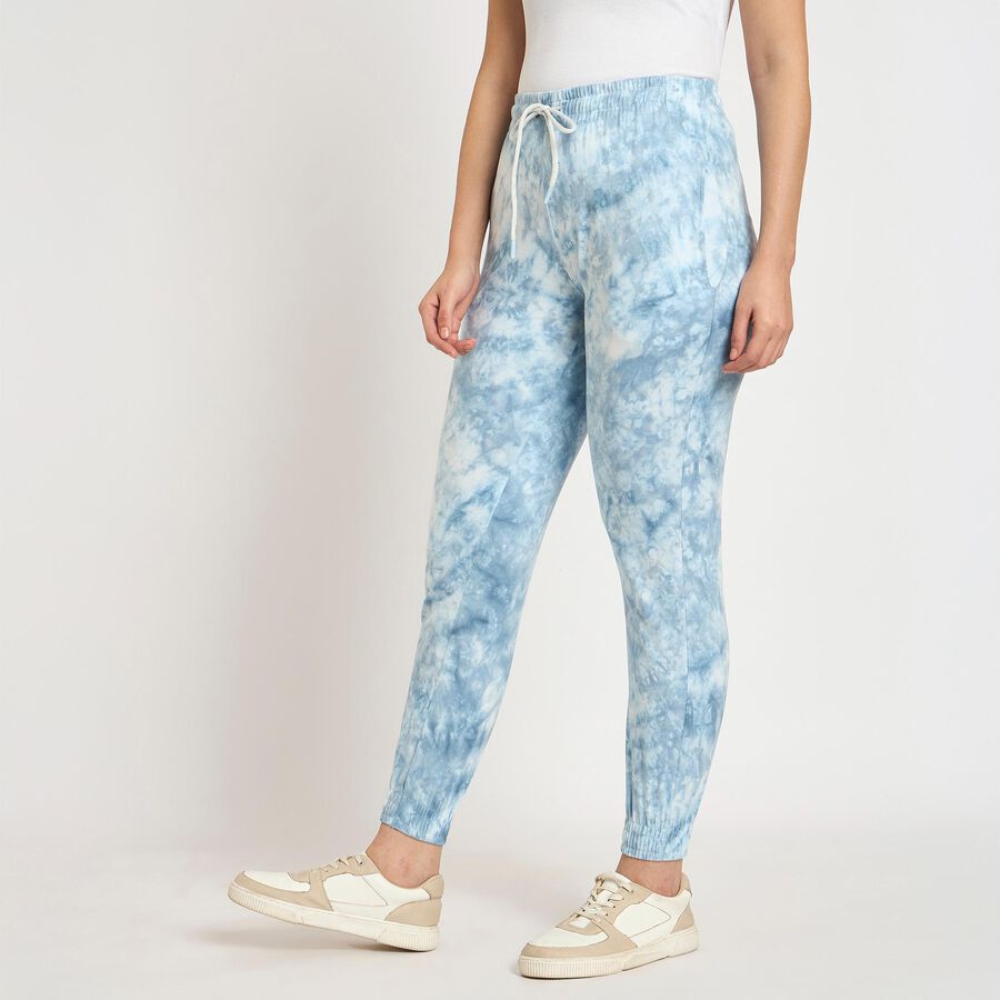 Ladies' 100% Cotton Track Pants , हल्का नीला, large image number null