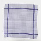 Men's Snow White Assorted Patterned Pack of 3 Handkerchief, हल्का नीला, small