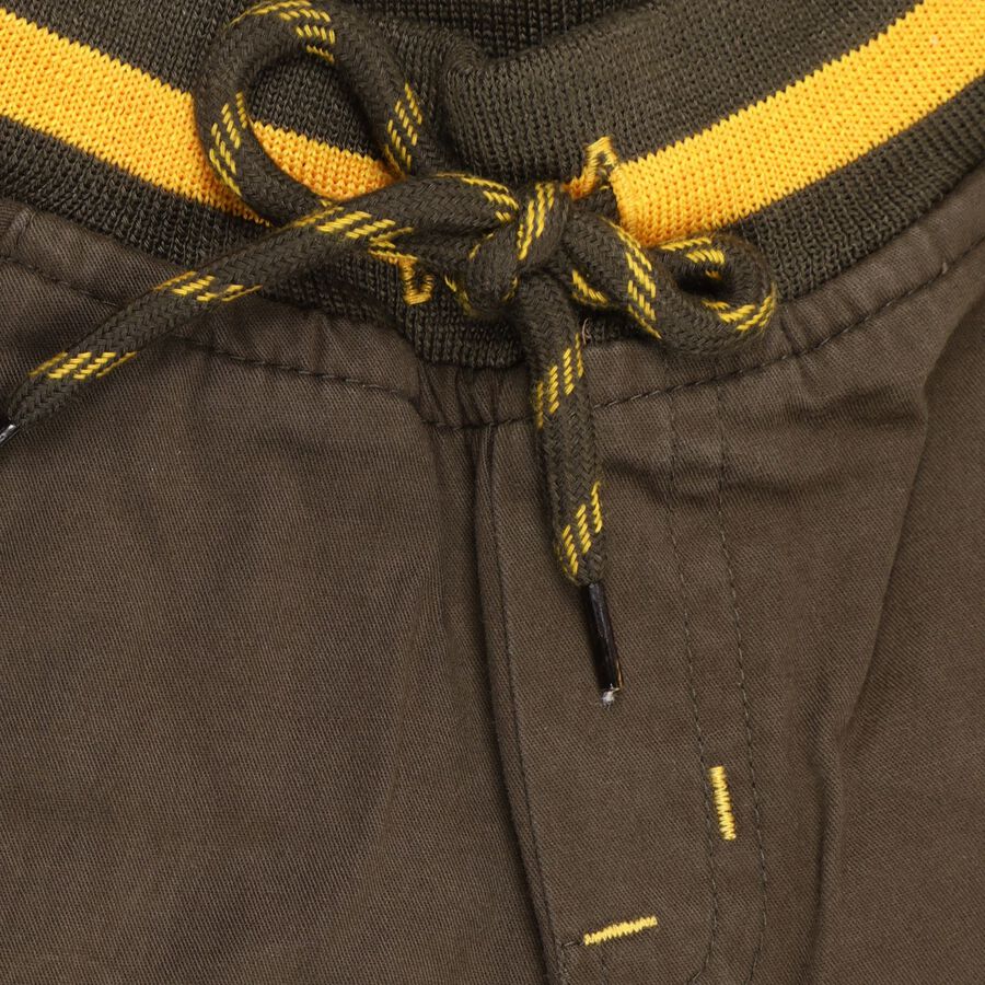 Infants'100% Cotton Cotton Trousers, Olive, large image number null