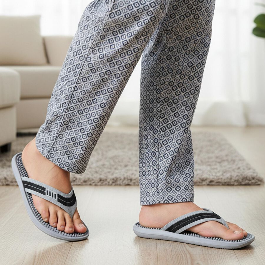 Men's Slipper, Grey, large