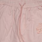 Girls' Pink Regular Fit Multi-Pocket Cargo Trousers, Light Pink, small