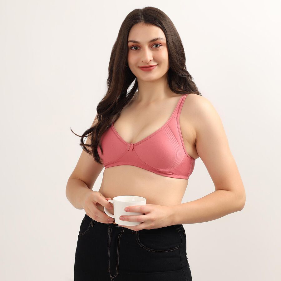 Ladies' Bra, हल्का गुलाबी, large image number null