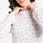 Printed Top, White, small image number null