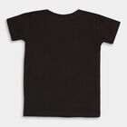 कॉटन टी-शर्ट, काला, small image number null
