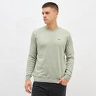 Men's Light Sage Green Crew Neck Casual Pullover, Light Green, small image number null