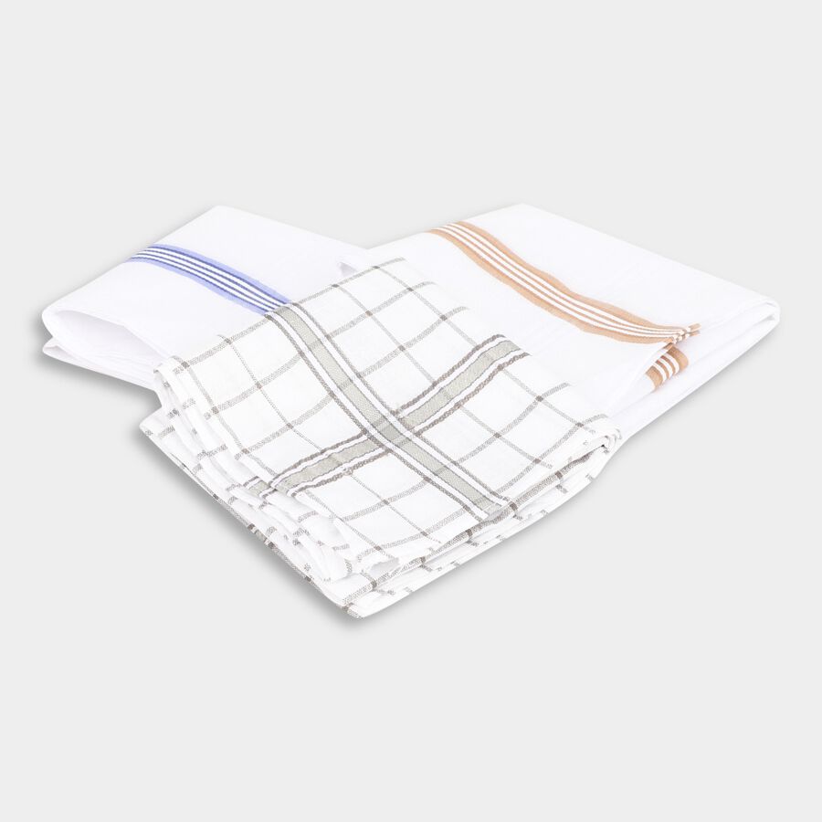 Men's Hanky, काला, large