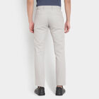 Cotton Solid Trousers, Light Grey, small image number null