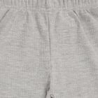 Boys Light Heather Grey Cotton Blend Thermal Lower, मिश्रित मध्यम ग्रे, small image number null