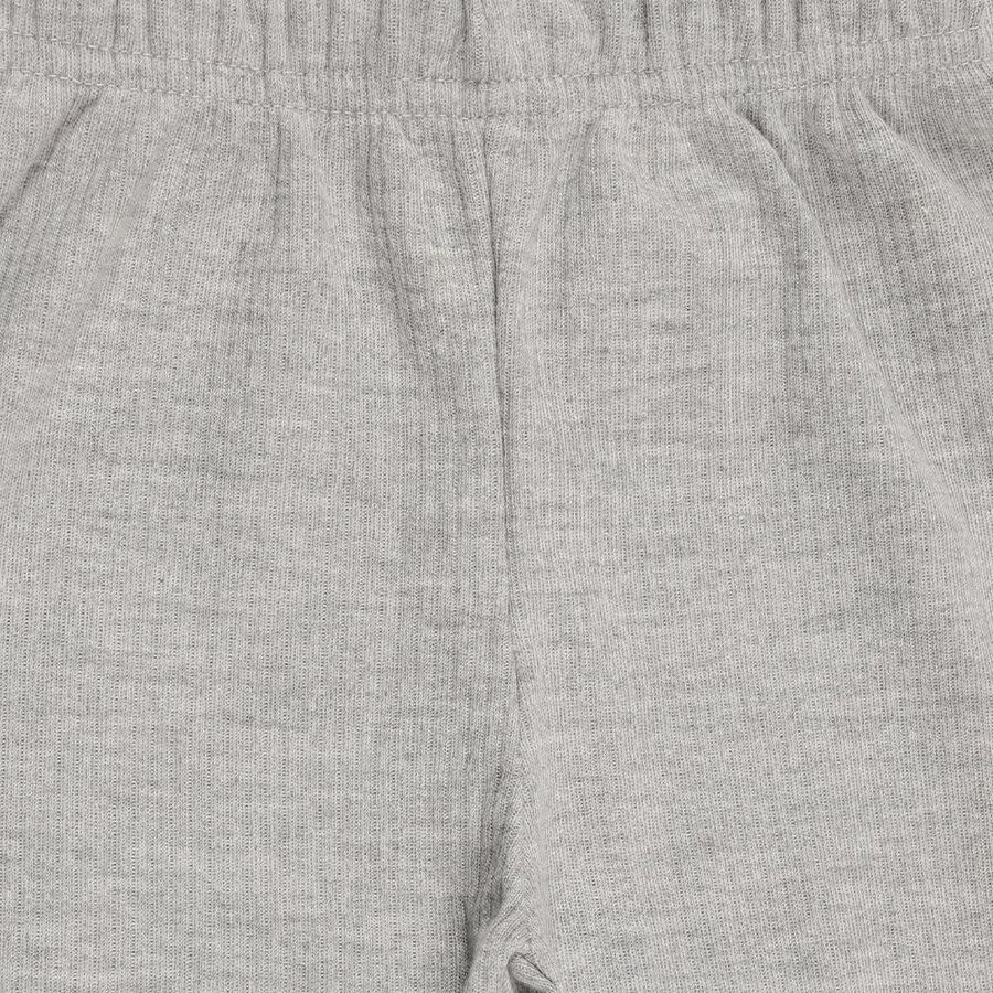 Boys Light Heather Grey Cotton Blend Thermal Lower, मिश्रित मध्यम ग्रे, large image number null