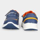 Boys' Blue Velcro Strap Sneakers, नीला, small