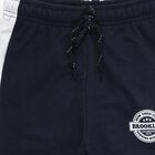 Boys' Navy Blue Regular Fit Graphic Printed Jogger Pyjama, नेवी ब्लू, small