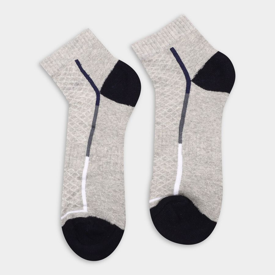 Men's Socks (Pack of 2), White, large