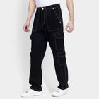 Men's 100% Cotton Jeans, Black, small image number null