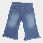 Girls Solid Capri, Mid Blue, small image number null