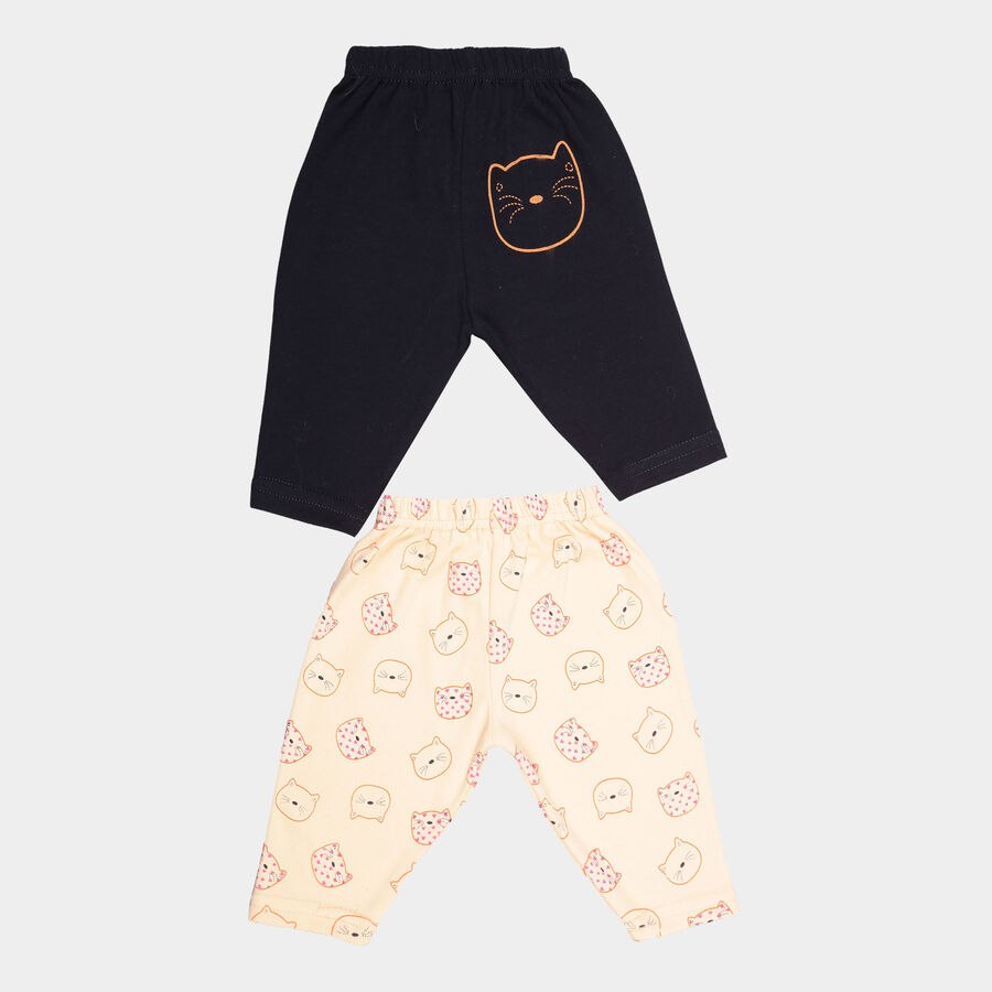 Infants Printed Pyjama, Peach, large image number null