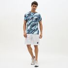 Men's Light Blue Crew Neck Athleisure T-Shirt, हल्का नीला, small image number null