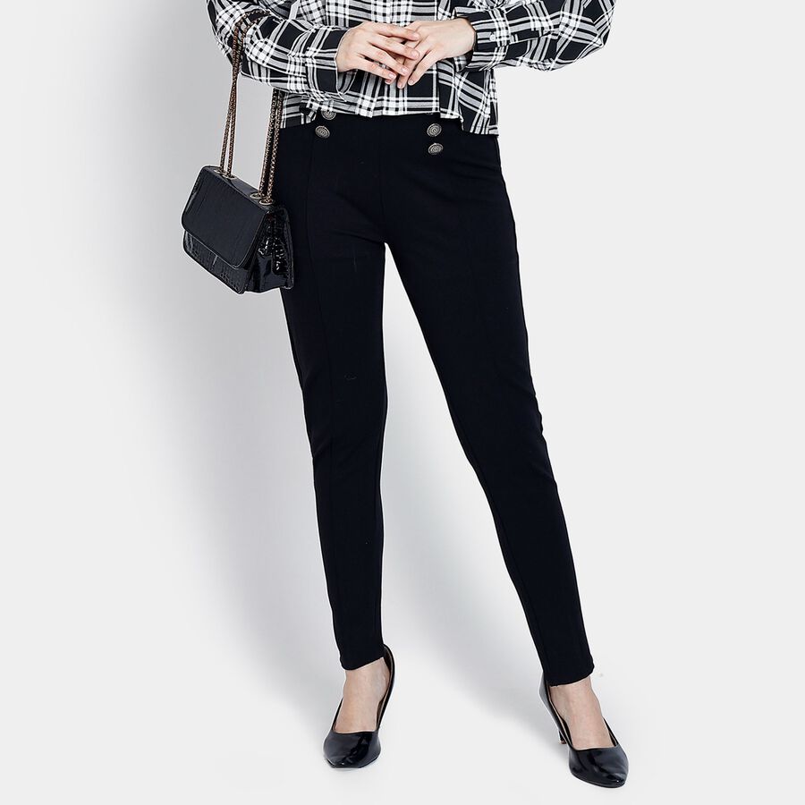 Ladies' Trousers, Black, large image number null
