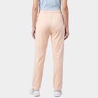 Women's Light Pink Straight Fit Side-Striped Track Pants, हल्का गुलाबी, small