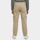 Boys' Beige Regular Fit Jeans, Beige, small