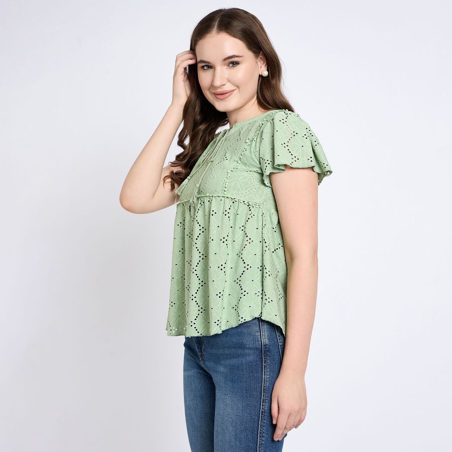 Ladies' Top, हल्का हरा, large image number null