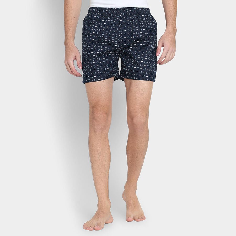 Men's 100% Cotton Boxers , नेवी ब्लू, large image number null