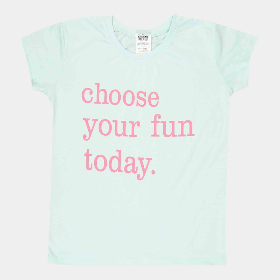 Printed T-Shirt, Light Green, large image number null