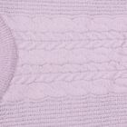 Girls Soft Lavender Crew Neck Casual Pullover, Lilac, small image number null