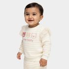 Infants' 100% Cotton Sweatshirt, ऑफ व्हाइट, small image number null
