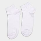 Men's Socks (Pack of 3), सफ़ेद, small